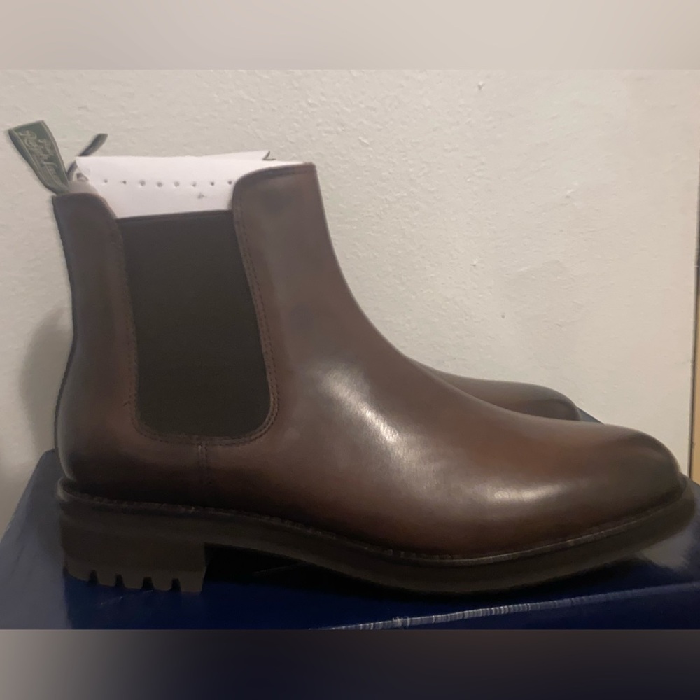 Size 10.5 polo Ralph Lauren Bryson chelsea boots